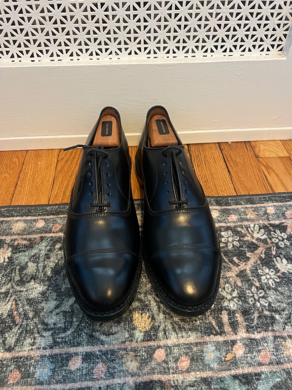 NWOT Allen Edmonds Carlyle Leather Oxfords